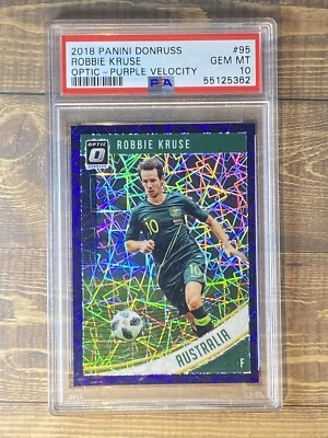 2018 Donruss Optic Purple Velocity Robbie Kruse 040/125 #95 PSA 10  - Image 1 of 3
