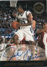1999 Press Pass JOHN CELESTAND Authentic AUTOGRAPH Basketball Card