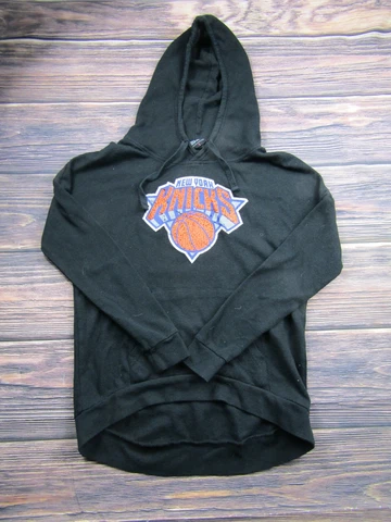 UNK NBA Womens Size Small Black New York Knick NYK Basketball Hoodie Sweater Cover