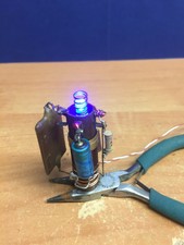 Steampunk Cosplay Altered Electronics Dieselpunk Electropunk Blue LED