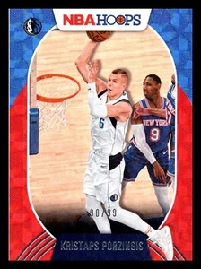 2020-21 Hoops Basketball Hyper Red #136 Kristaps Porzingis /99 - Picture 1 of 2