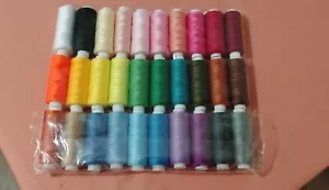CiaraQ Sewing Threads Kits, 30 Colors Polyester 250 Yards pet Spool Hand sewing - Picture 1 of 6