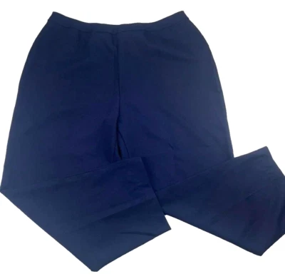 BEND OVER Tall Blue Pull-On Slacks Pants Women's Size 26 - Image 1 of 4