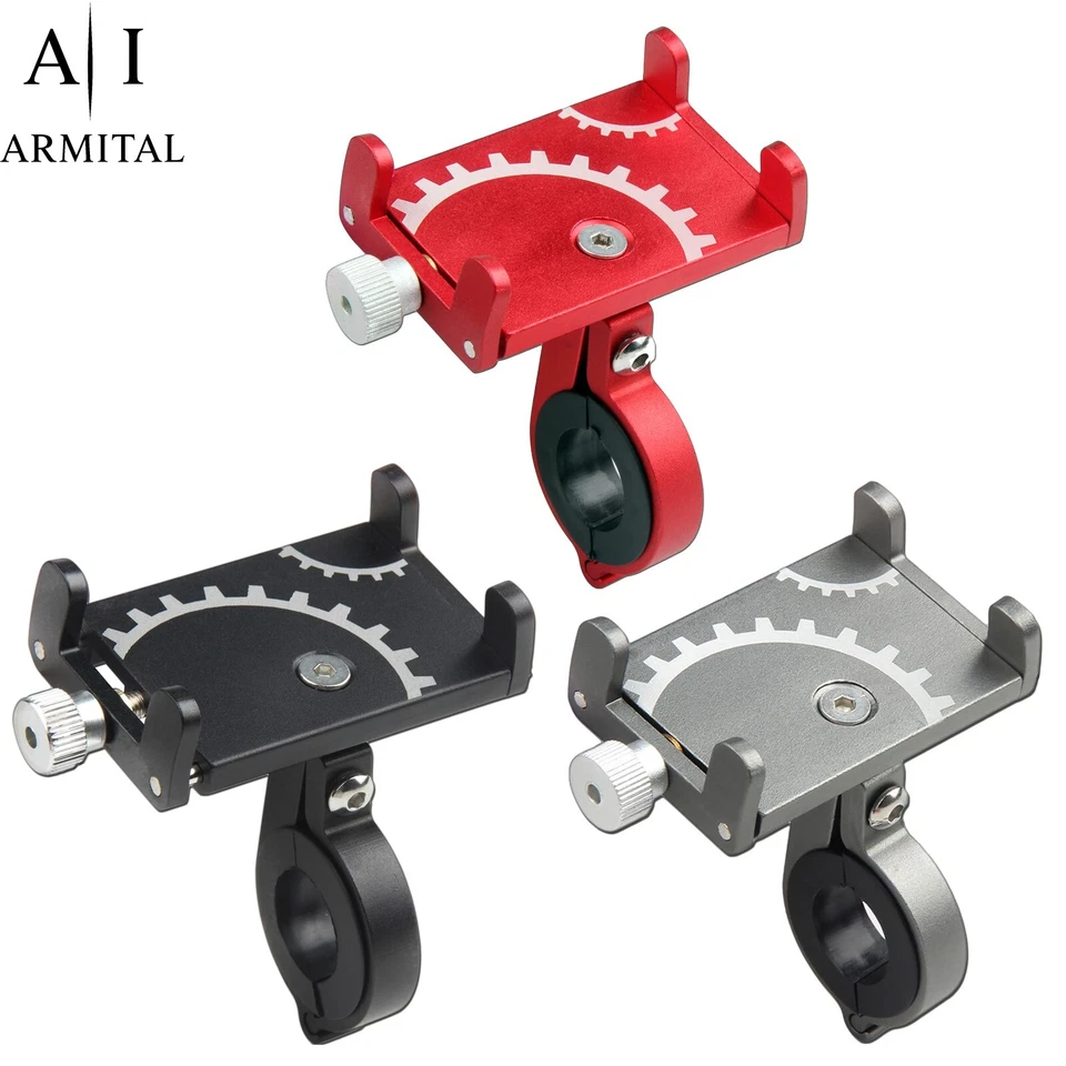 Supporto Manubrio Bici Moto Universale Telefono Cellulare Robusto Compatto - Immagine 1 di 1