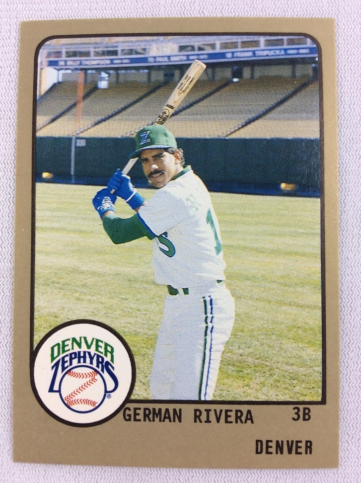 1988 Denver Zephyrs-ProCards Minor League Baseball Card-German Rivera - Image 1 of 1