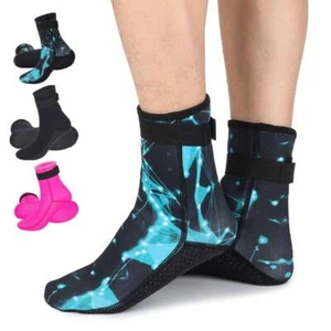 Calze uomo donna 3 mm neoprene immersioni subacquee surf stivali da nuoto snorkeling - Foto 1 di 15