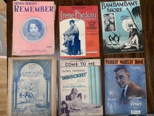 Antique Sheet Music Irving Berlin Gloria Swanson Irene Bordoni Harry Woods