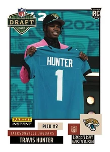 2025 Panini Instant TRAVIS HUNTER RC NFL DRAFT NIGHT Rookie - Quantità - Foto 1 di 1