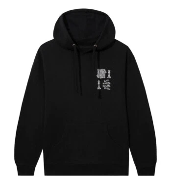 Nwt Anti Social Social Club x Undefeated Submission Hoodie Black Size M Medium  - Image 1 of 4