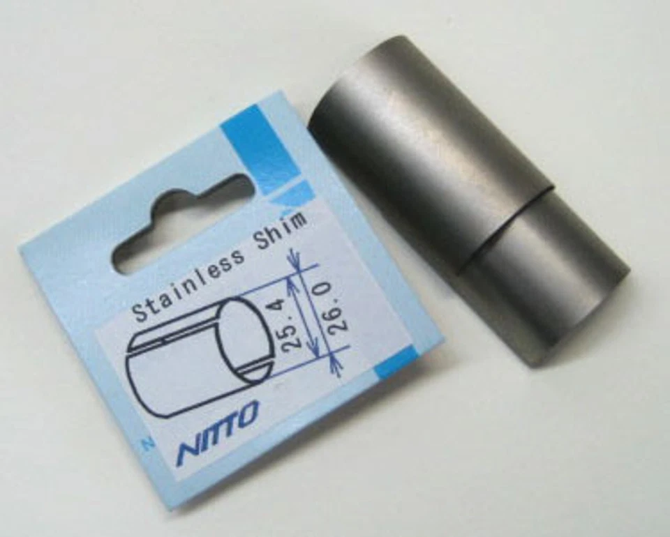 Nitto Stainless Steel Shims 26.0mm - 25.4mm - Image 1 of 1