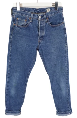 Jeans Levi's 501 S White Oak Pour Homme W27/~L27* Selvedge Slim Fit Denim - Photo 1/4