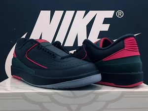 DS 2023 AIR JORDAN 2 RETRO LOW UK10,5 EU45,5 ITALY II OFF WHITE BRED 1 3 4 RARE - Bild 1 von 16