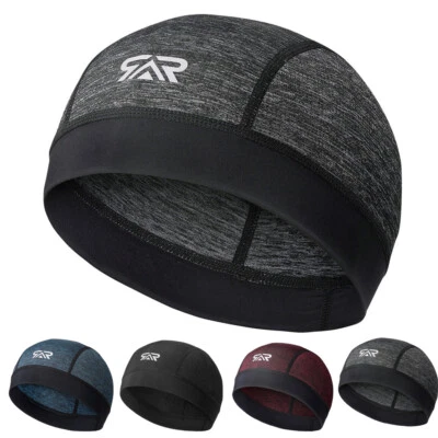 Gorra calavera cúpula calva enfriamiento absorbente de sudor forro de casco gorro deportivo sombrero Foto 1 de 4