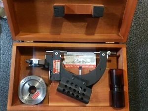 STARRETT 1150-4" SNAP GAUGE 0.0001" DIAL INDICATOR W/ MASTER. - Picture 1 of 8