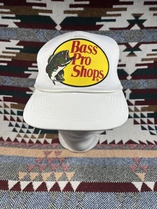 Vintage 80s Bass Pro Shops Trucker Style Snapback Hat - Bild 1 von 5