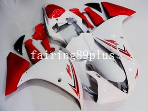 White Red ABS Injection Bodywork Fairing Kit Fit for YZF R1 2009 2010 2011 - Picture 1 of 9