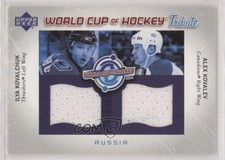 2004-05 Upper Deck World Cup of Hockey Tribute Alex Kovalev Ilya Kovalchuk
