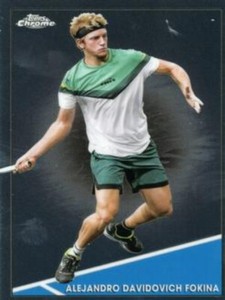 Alejandro Davidovich Fokina 2021 Topps Chrome Tennis - #15 -