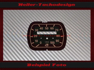 Tachoscheibe Zifferblatt für Piaggio Vespa Hoffmann Königin - Bild 1 von 1