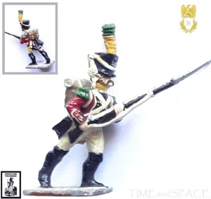 25mm Metal MINIATURE FIGURINES : NAPOLEONIC SWISS VOLTIGEUR - Picture 1 of 2
