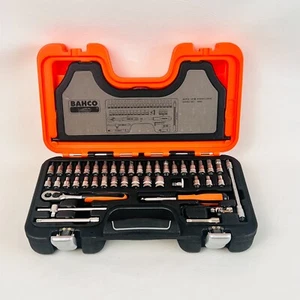 BAHCO S460 1/4" Square Drive Socket Set – Professional 46-Piece Kit #66567 - Picture 1 of 7