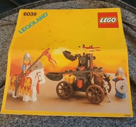 LEGO 6039 Twin Arm Launcher Catapults Vtg Instruction Original Manual Only 