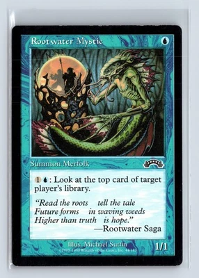 (2x) ROOTWATER MYSTIC – MTG Magic the Gathering Card – Exodus – Common - Image 1 of 4