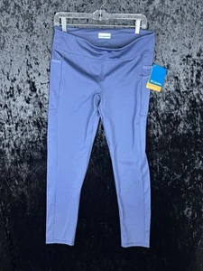 Columbia Glacial Fleece Leggings Girls L Blue Cozy Soft Pull On BNWT MSRP $40 - Picture 1 of 8