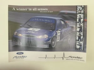 BTCC 1998 FORD MONDEO RACING WILL HOY 1st SILVERSTONE POSTER 57cm x 42cm - Picture 1 of 2