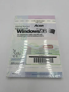 MICROSOFT WINDOWS 98 FULL VERSION OPERATING SYSTEM - =BRAND NEW SEALED= - Picture 1 of 2