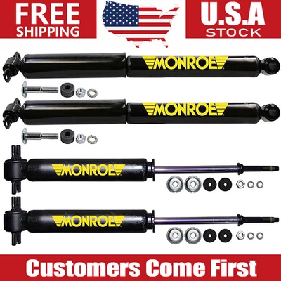 For 1974 Pontiac Parisienne 4.1L 4X Front Rear Monroe Shocks Absorbers - Image 1 of 4
