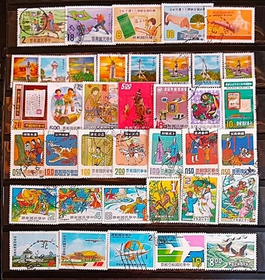 ROC TAIWAN 1962-NOW COMMEMORATIVE STAMPS LOT USED TWC32 - Image 1 of 2