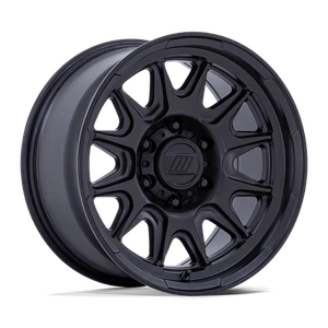 17x8.5 Pro Comp PA200 Pulse Matte Black Wheel 5x5 (0mm) - Picture 1 of 7