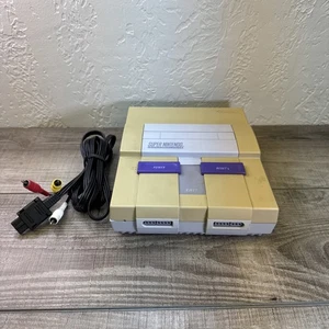 Consola Super Nintendo SNES SNS-001 con cable AV probado - Imagen 1 de 8
