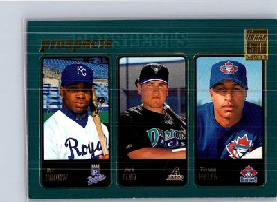 2001 Topps #736 Dee Brown / Jack Cust / Vernon Wells Limited 10006560 - Image 1 of 2