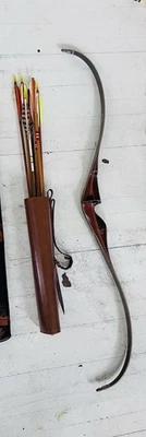 Vintage Bear Archery Grizzly Recurve Bow 50# AMO-52” Right Hand KR16205 - Image 1 of 4