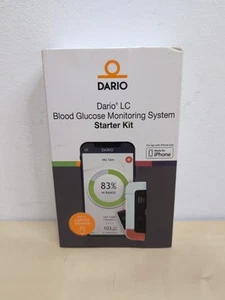 Dario LC Blood Glucose Monitoring System Starter Kit for iPhone + strips/lancets - Picture 1 of 6