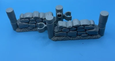 Fisher Price Little People Piedra Gris Pared Castillo Valla Piezas de Repuesto Foto 1 de 4