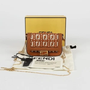 Fendi 7AR844 Nano Baguette Charm Crossbody Bag 132694261 - Picture 1 of 9