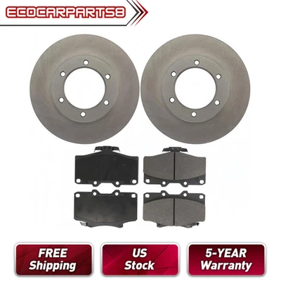 Pastillas de freno delanteras y rotores para Toyota T100 4x4 1998 1997 1996 1995 1994 1993 Foto 1 de 3