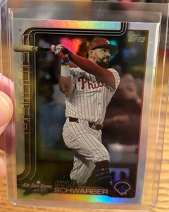 2025 Topps Update Kyle Schwarber All Star Game Rainbow Foil #ASG-19 Phillies  - Picture 1 of 2