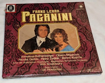 ULF HOELSCHER Lehar PAGANINI quadraphonic 2X LP Odeon QUAD Germany SEALED mint - Image 1 of 4