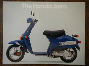 83 HONDA NB50 AERO 50 NUEVO DE LOTE ANTIGUO FABRICANTE FABRICANTE DE EQUIPOS ORIGINALES HOJA DE VENTAS FOLLETO NB - Imagen 1 de 4