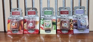 Yankee Candle Car Jar Ultimate Spiced Pumpkin Sugar Cinnamon Apple Autumn Wreath - Picture 1 of 7