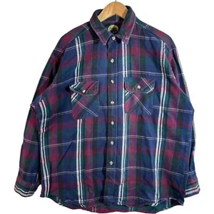 Cabelas Long Sleeve Plaid Flannel - Picture 1 of 8