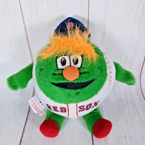 MLB Genuine Merchandise Boston Red Sox Wally the Green Monster Mascot Plush Cover