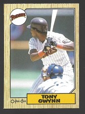 1987 O-Pee-Chee #198 TONY GWYNN Raw - San Diego Padres - HOF