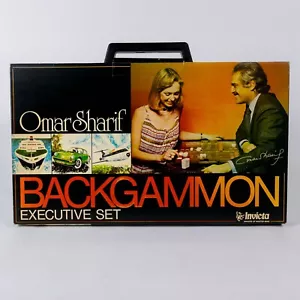 Nuevo en caja conjunto ejecutivo de backgammon Invicta Omar Sharif 1974 - Imagen 1 de 2