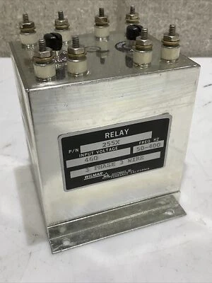 WILMAR 255X RELAY 50-400 HZ 460 V 3 PHASE 3 WIRE 373 - Image 1 of 4