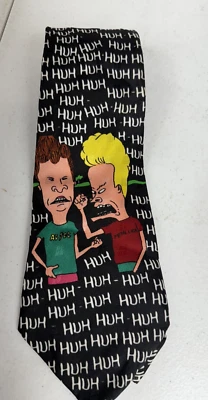 Corbata Beavis And Butthead Años 90 Genuina De Colección Huh Huh MTV Gold Man Foto 1 de 4